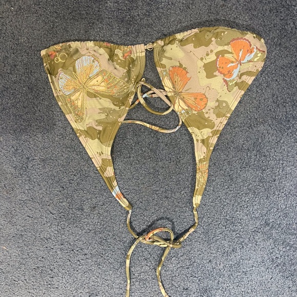 OP Halter Top - Bathing Suit Top Size M 7/9 New No Tags - Picture 1 of 2